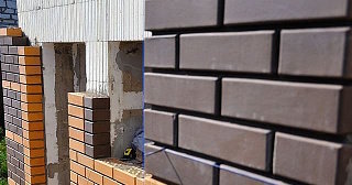 Фасады домов из кирпича в Можге: качественная кладка от 1156 рублей